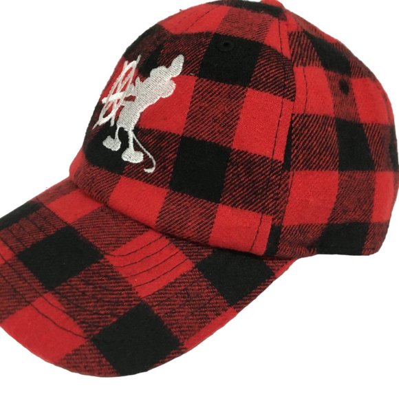 Disney Mickey Buffalo Plaid Hat NEW main image 6